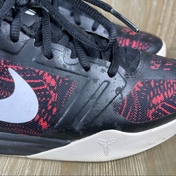 Nike Kobe KB Mentality Blk/Red 705387-600 Sz 5.5 Youth, Womens Size 7. - Picture 7 of 11